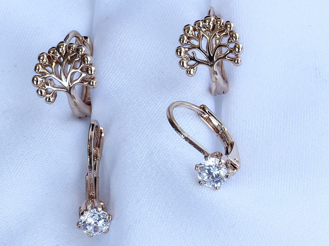 фото Серьги 2 пары  - (артикул - 18e01900-ZZ3719)